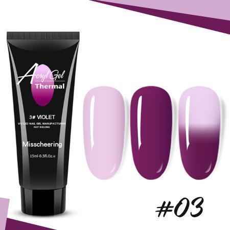 Thermal Poly Gel Nail Set - LADIESBELLA