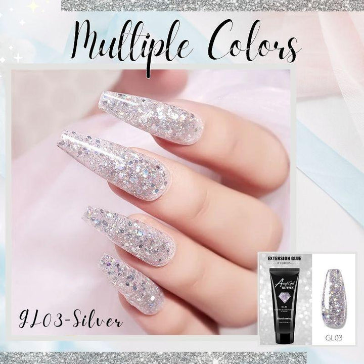 Glittery Poly Nail Gel - LADIESBELLA