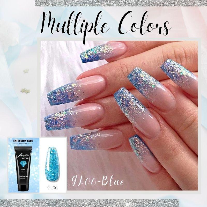 Glittery Poly Nail Gel - LADIESBELLA