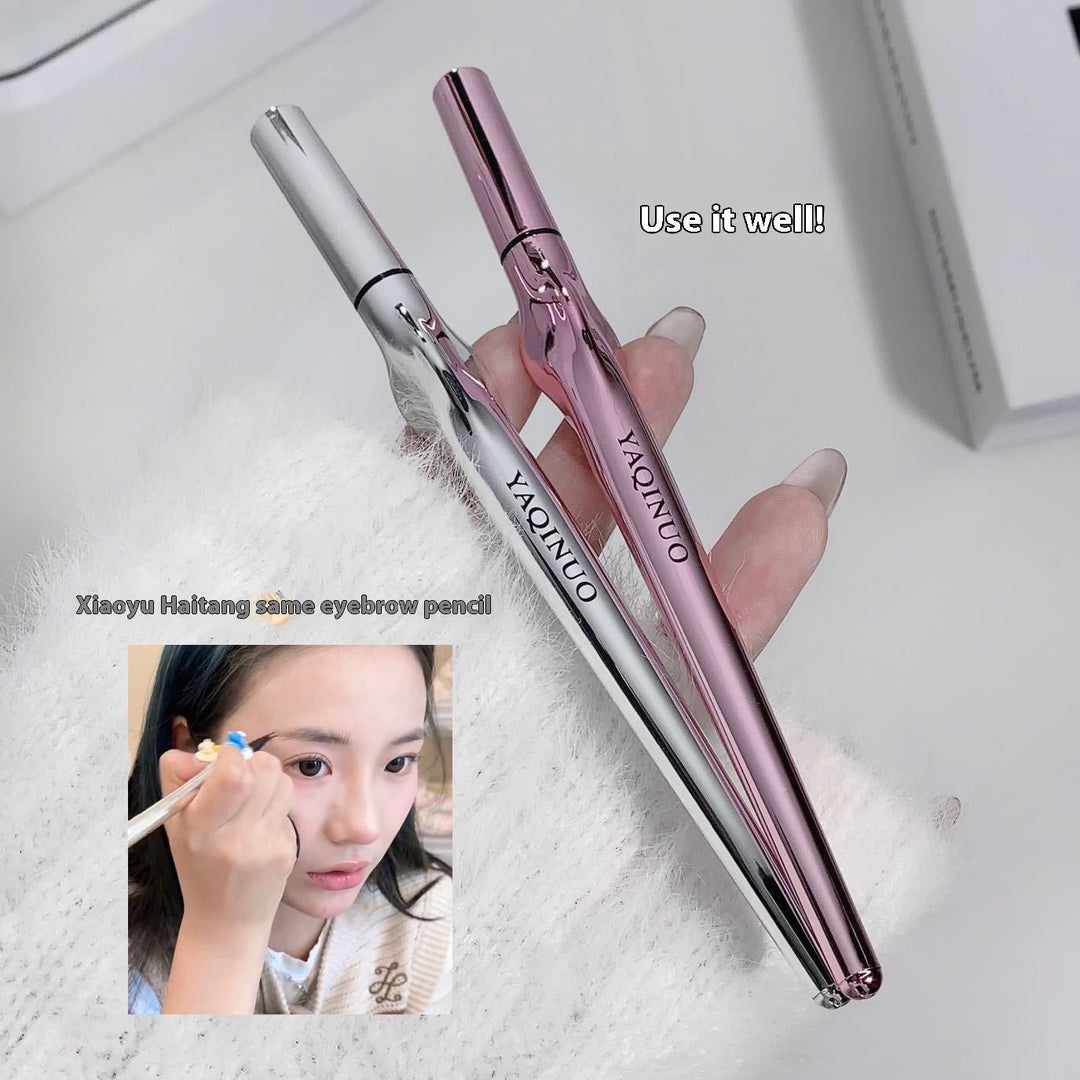 Two Fork Eyebrow Pencil Waterproof Sweat-proof Wild Eyebrow Eyeliner - LADIESBELLA