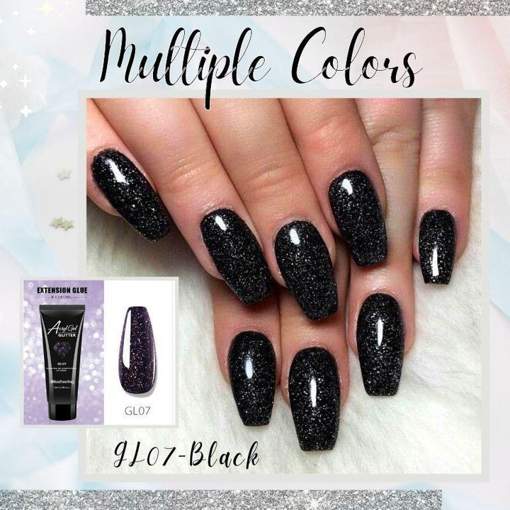 Glittery Poly Nail Gel - LADIESBELLA