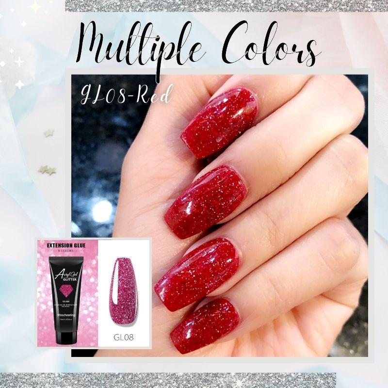 Glittery Poly Nail Gel - LADIESBELLA