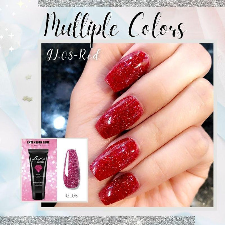 Glittery Poly Nail Gel - LADIESBELLA