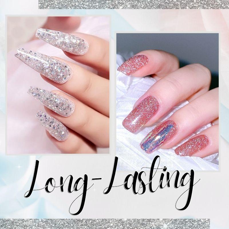 Glittery Poly Nail Gel - LADIESBELLA