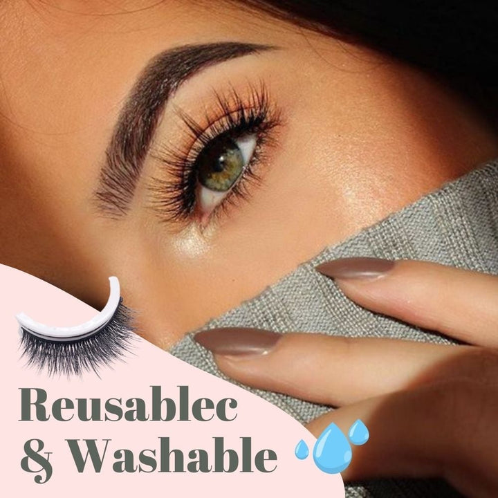 Self Adhesive Waterproof Reusable Eyelashes - LADIESBELLA