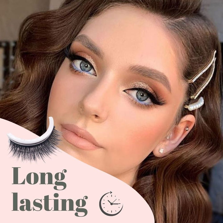 Self Adhesive Waterproof Reusable Eyelashes - LADIESBELLA