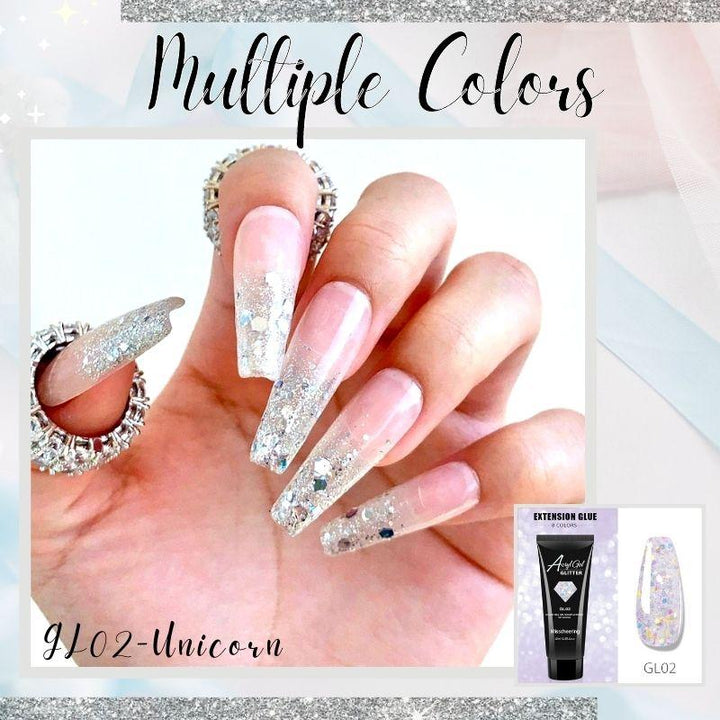 Glittery Poly Nail Gel - LADIESBELLA