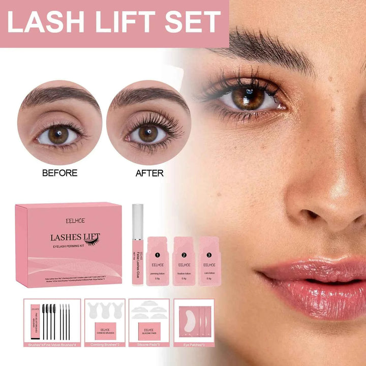 Lash Lift Set – Eyelash Lifting &amp; Curling Kit - LADIESBELLA