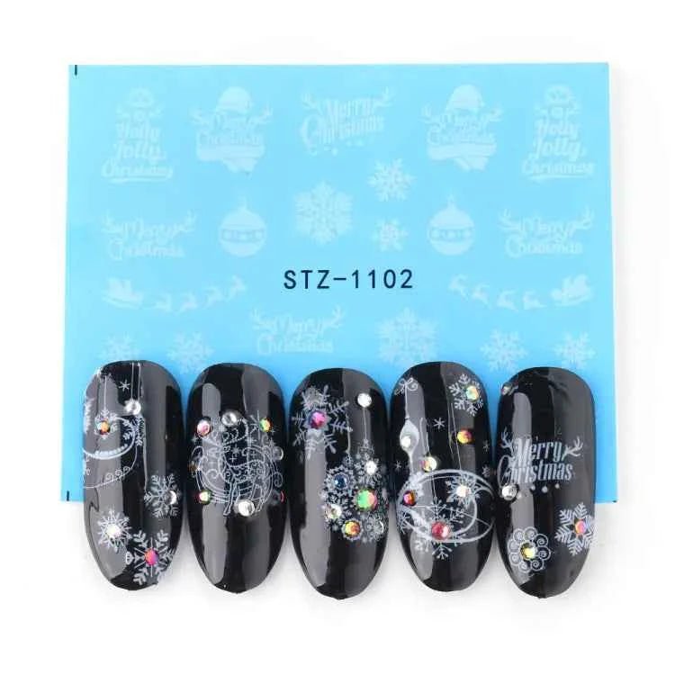 Halloween Nail Decals - Evil Pumpkin- Ghost- Bat-Spider Web - LADIESBELLA