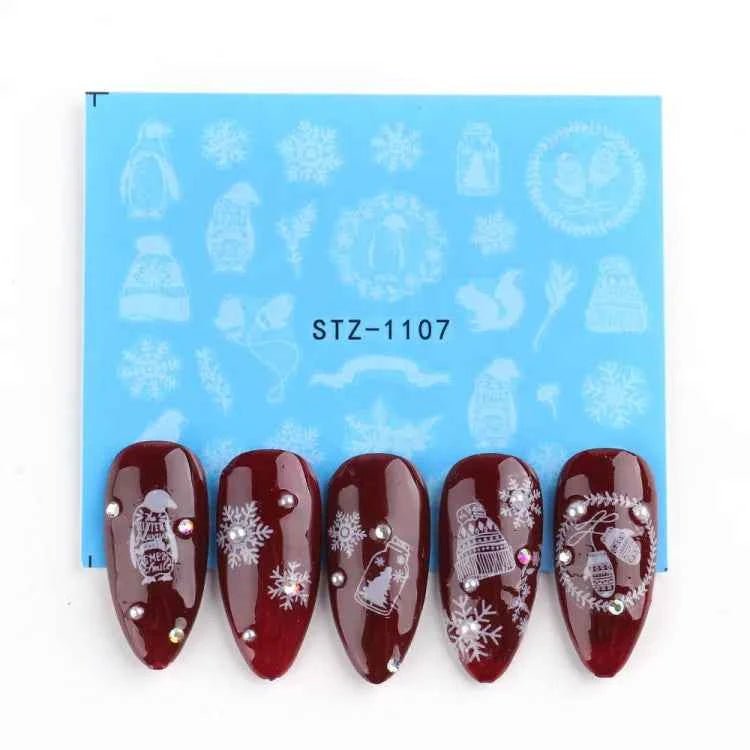 Halloween Nail Decals - Evil Pumpkin- Ghost- Bat-Spider Web - LADIESBELLA