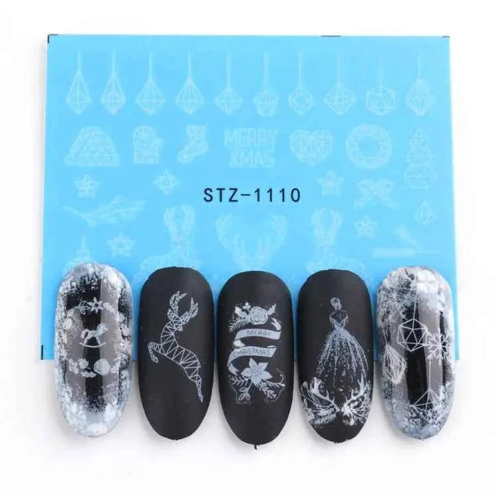 Halloween Nail Decals - Evil Pumpkin- Ghost- Bat-Spider Web - LADIESBELLA