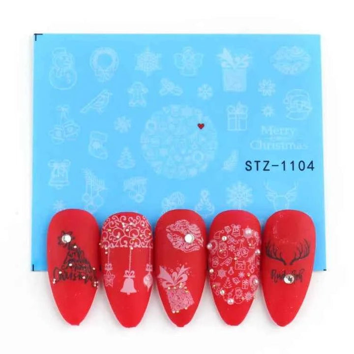 Halloween Nail Decals - Evil Pumpkin- Ghost- Bat-Spider Web - LADIESBELLA