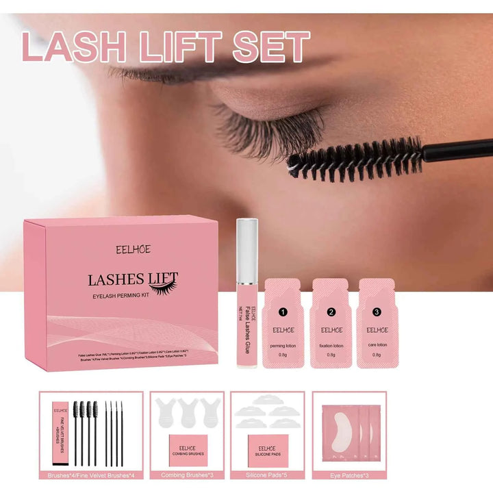 Lash Lift Set – Eyelash Lifting &amp; Curling Kit - LADIESBELLA