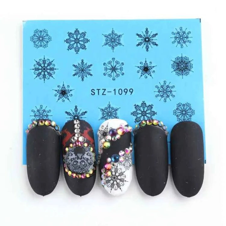 Halloween Nail Decals - Evil Pumpkin- Ghost- Bat-Spider Web - LADIESBELLA