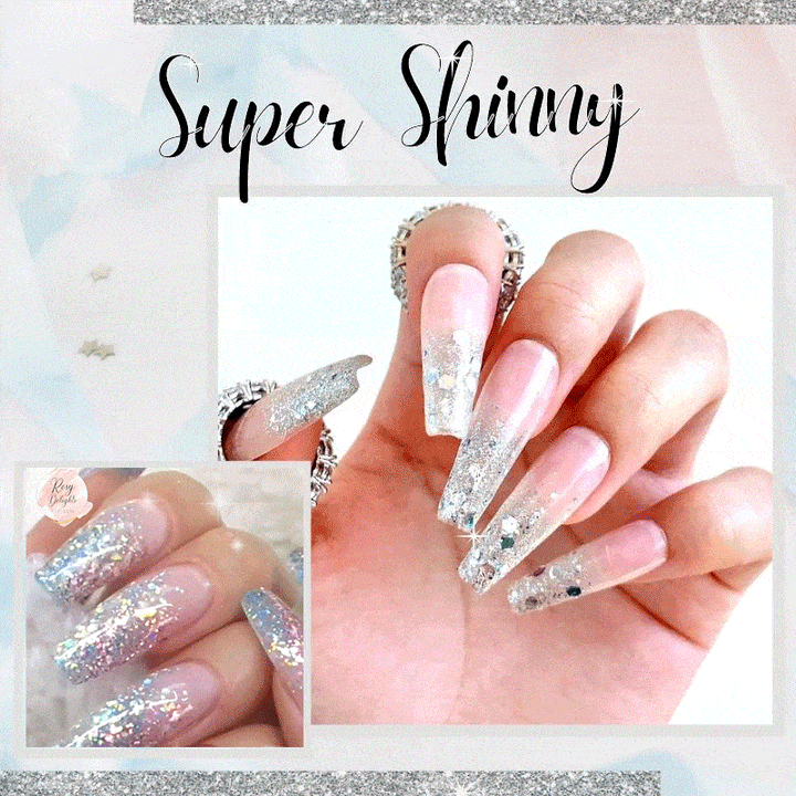 Glittery Poly Nail Gel - LADIESBELLA
