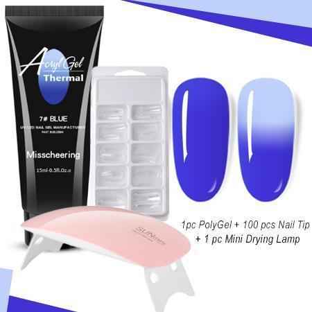 Thermal Poly Gel Nail Set - LADIESBELLA