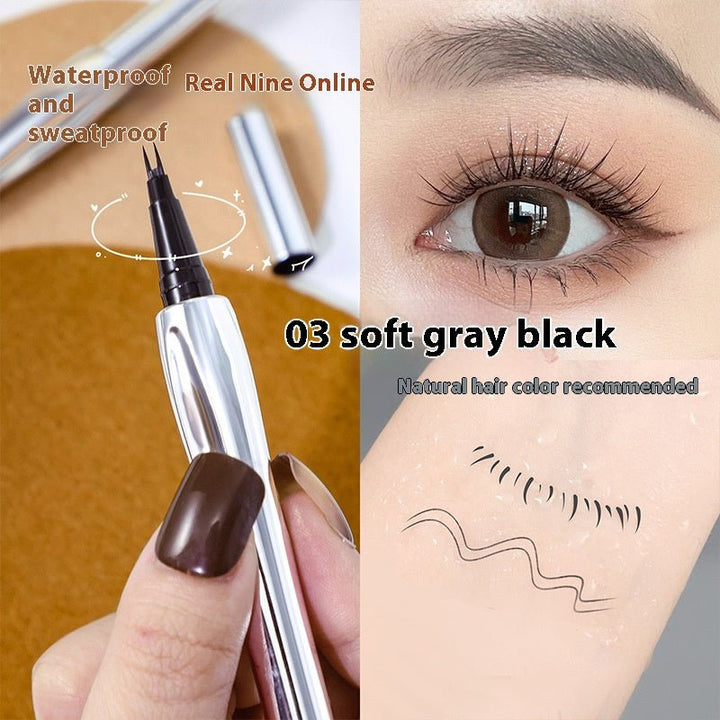 Two Fork Eyebrow Pencil Waterproof Sweat-proof Wild Eyebrow Eyeliner - LADIESBELLA
