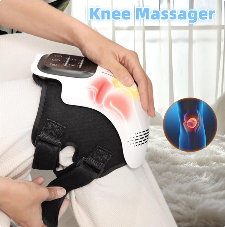 Intelligent Electric Knee Massager with Heat, Vibration &amp; Infrared Pain Relie - LADIESBELLA