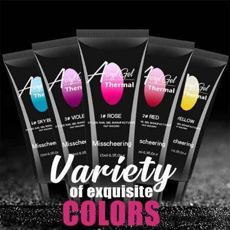 Thermal Poly Gel Nail Set - LADIESBELLA