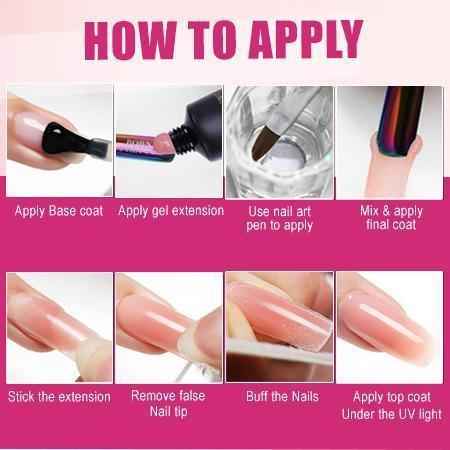 Thermal Poly Gel Nail Set - LADIESBELLA