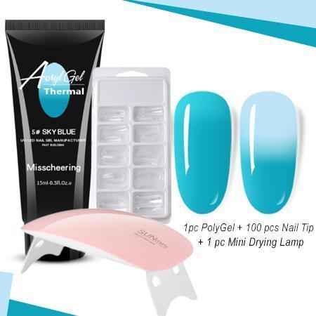 Thermal Poly Gel Nail Set - LADIESBELLA
