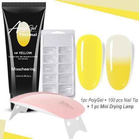 Thermal Poly Gel Nail Set - LADIESBELLA